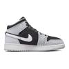 Air Jordan 1 Mid SE GS Elephant Toe Kids Sneakers Grey Black White DM6216-016