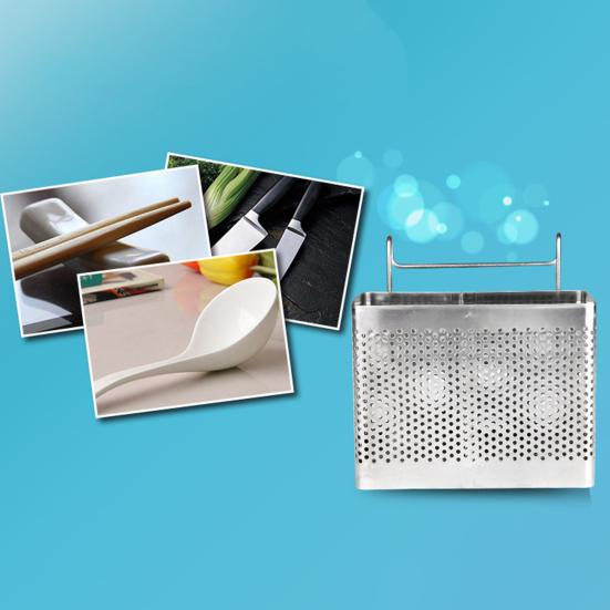 Multi-Purpose Rectangular Premium Rust-Proof Tableware Drainer Storage Holder