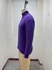 2023 Autumn Men's Long Sleeve V-Neck Wool Plush Polo Shirt