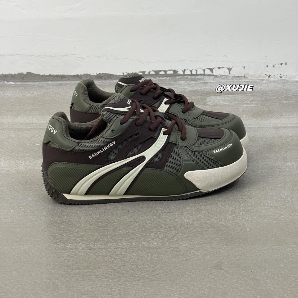 2025 autumn new leather thick-soled heightening dad shoes women's mesh breathable fashion versatile sports shoes women's shoes