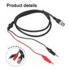 Test Hook Cable Signal Connection Probe Black BNC Male To Test Hook Cable Strong Clamping Force Black And Red Color