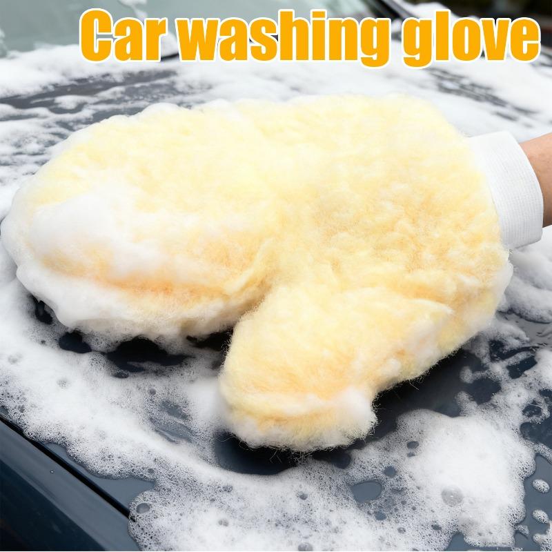 Car Cleaning Glove Motorcycle Washer Care Cars Paint Wash Care Tools Microfiber Wool Soft Auto Car Washing Glove Cleaning