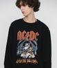 Beulabado Acdc Dog A Bone 1 Sweatshirt Bk (Brent2324)
