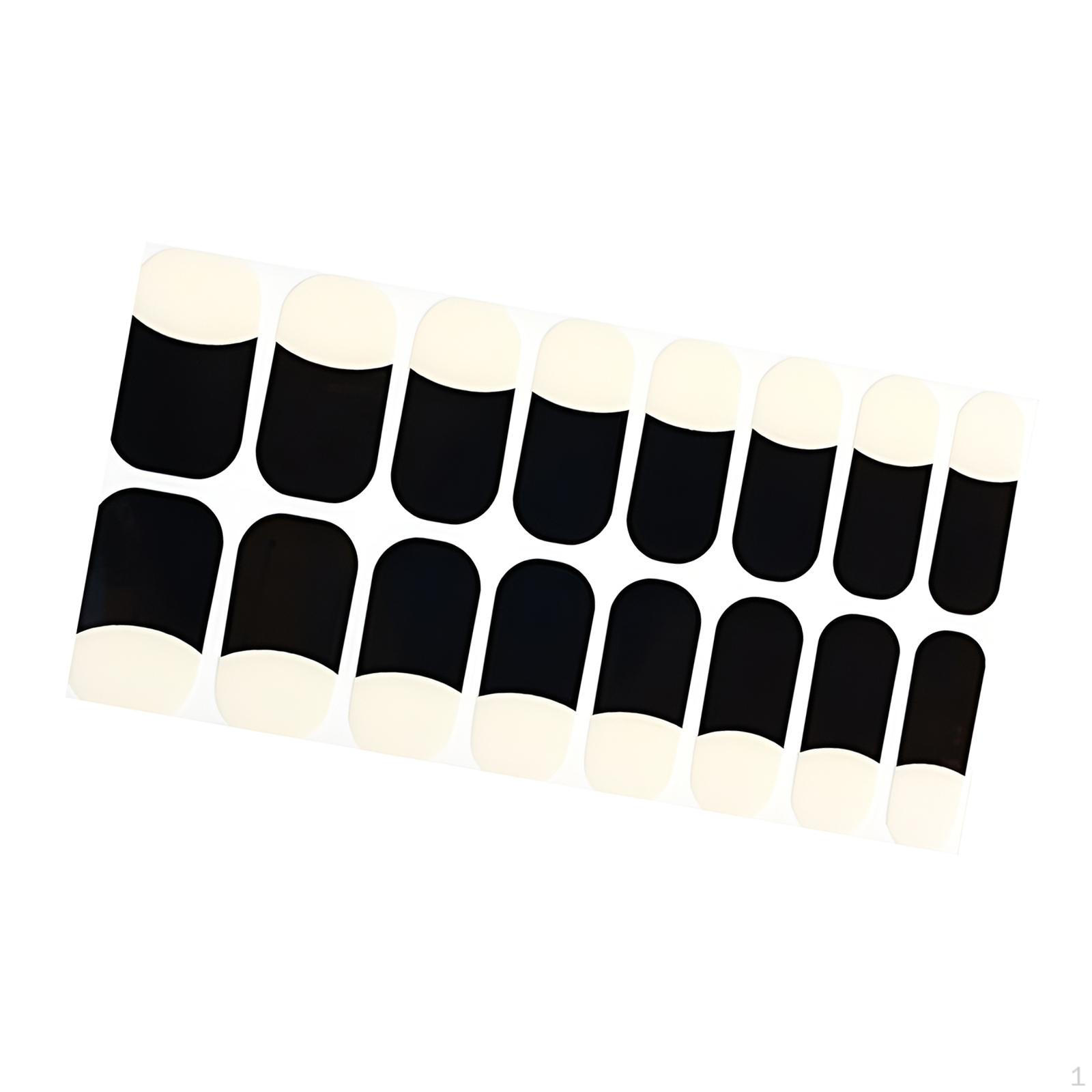 

Гелевые покрытия для ногтей для стильных женщин — простое нанесение и снятие Black White