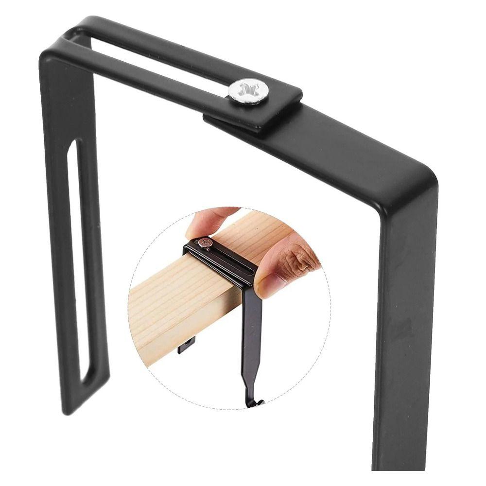 4Pcs Flexible Adjustable Cubicle Hook Iron Cubicle Wall Hooks Clothes Storage Hangers  Potted Plants