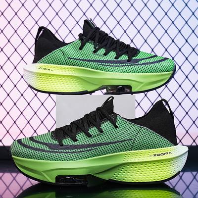 Übergröße MD Luftkissen Paar Wettkampf Marathon fliegendes gewebtes Mesh Laufschuhe Herren Sport- und Freizeitschuhe Laufschuhe Damen