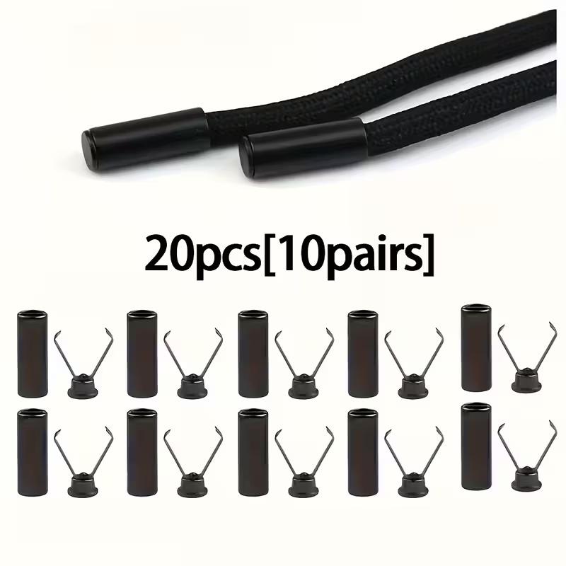 10/20Pcs Metal Cord End Stopper Rope Cords Lock Pants Sweater Button Buckles DIY Trousers Clip Clasp Garment Sewing Accessories