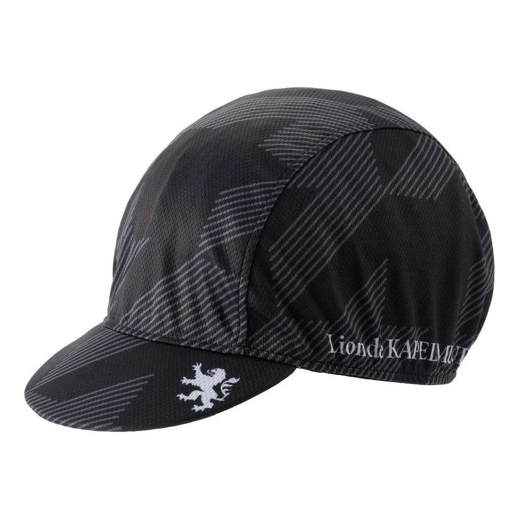 Kapelmuur Cycling Free Size Cap, Oblique, Black,