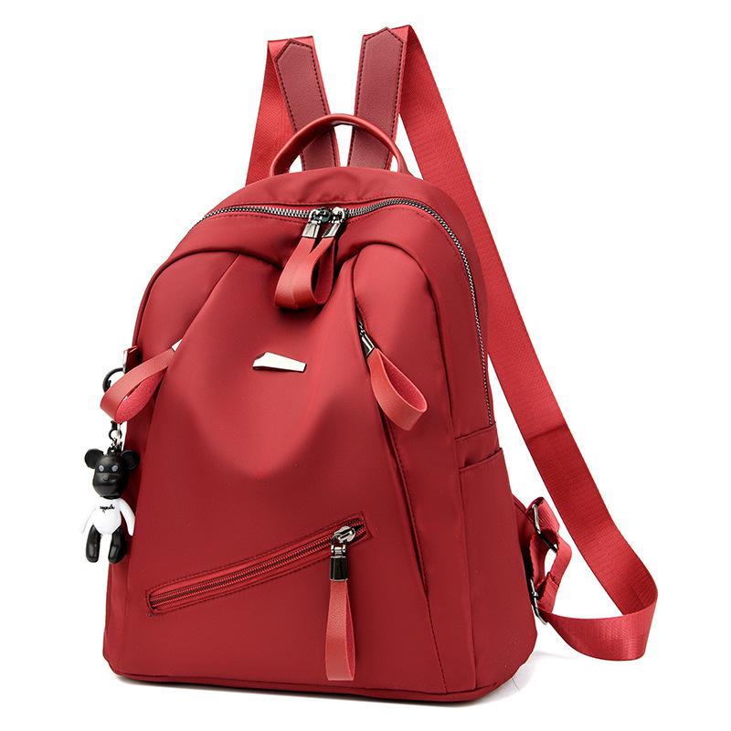 

Backpack for Casual Travel, Large Capacity, Mom s Bag, College Student s Backpack красный