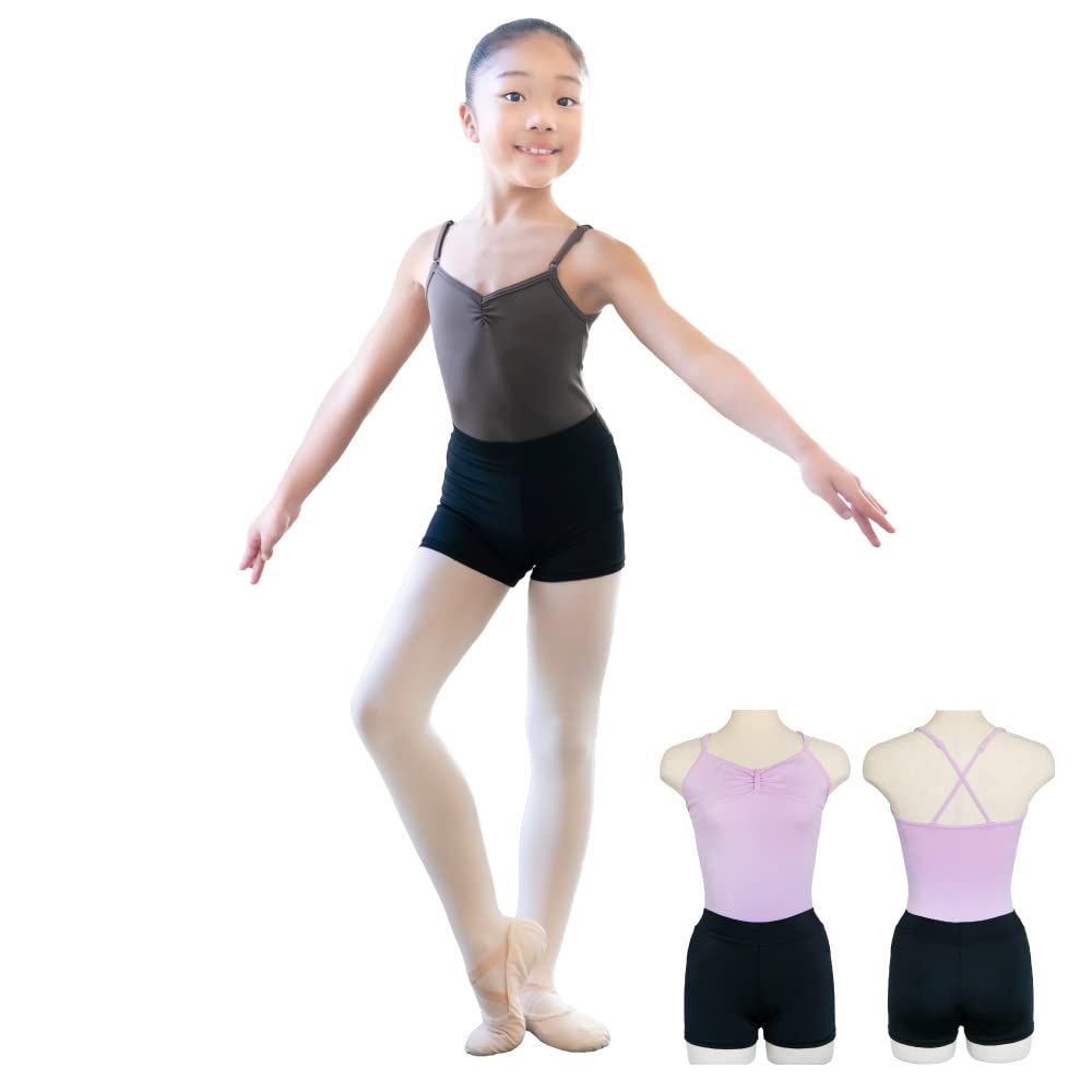 

Балетные шорты Sayori из лайкры, сделано для шорт для ритмической гимнастики и велоспорта, черные, Япония, гимнастика, аэробика, (JL)