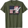 MTV Logo American Flag Graphic T-Shirt
