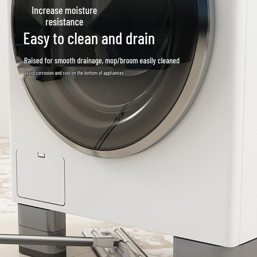 Anti-Vibration Silent Washing Machine & Refrigerator Riser Stand with Anti-Slip Pads