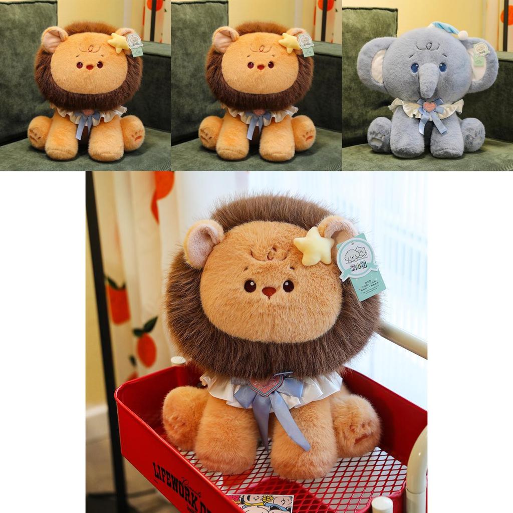 Cane Elefante Leone Peluche Animale Giocattolo Con Imbottitura in Cotone PP Per Regalo di Compleanno dei Bambini