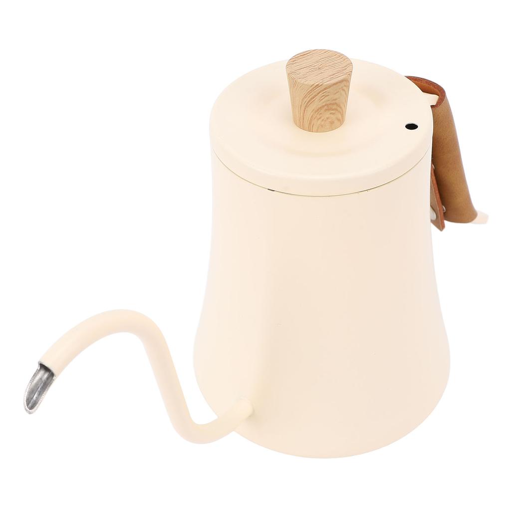 Schwanenhalskessel 600ml Übergießen Kaffeekessel Teekanne 304 Edelstahl Handtropfkaffeekanne für