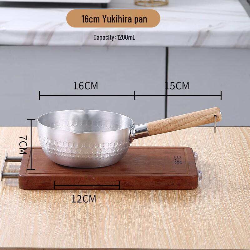 LIEI Aluminum Non-Stick Pot with Wooden Handle