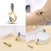 Fit Charms Fororiginal Bracelets And 3Mm Bracelets Cat Pendant Under The Mooncopper Jewelry Making For Women Gift