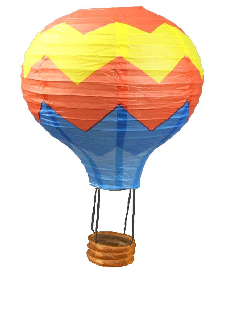 Children's Cartoon Hot Air Balloon Paper Lantern for Weddings and Kindergarten Decorations