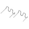 500Pcs Pre-Cut Staples Bumper Car Hot Staples Plastic