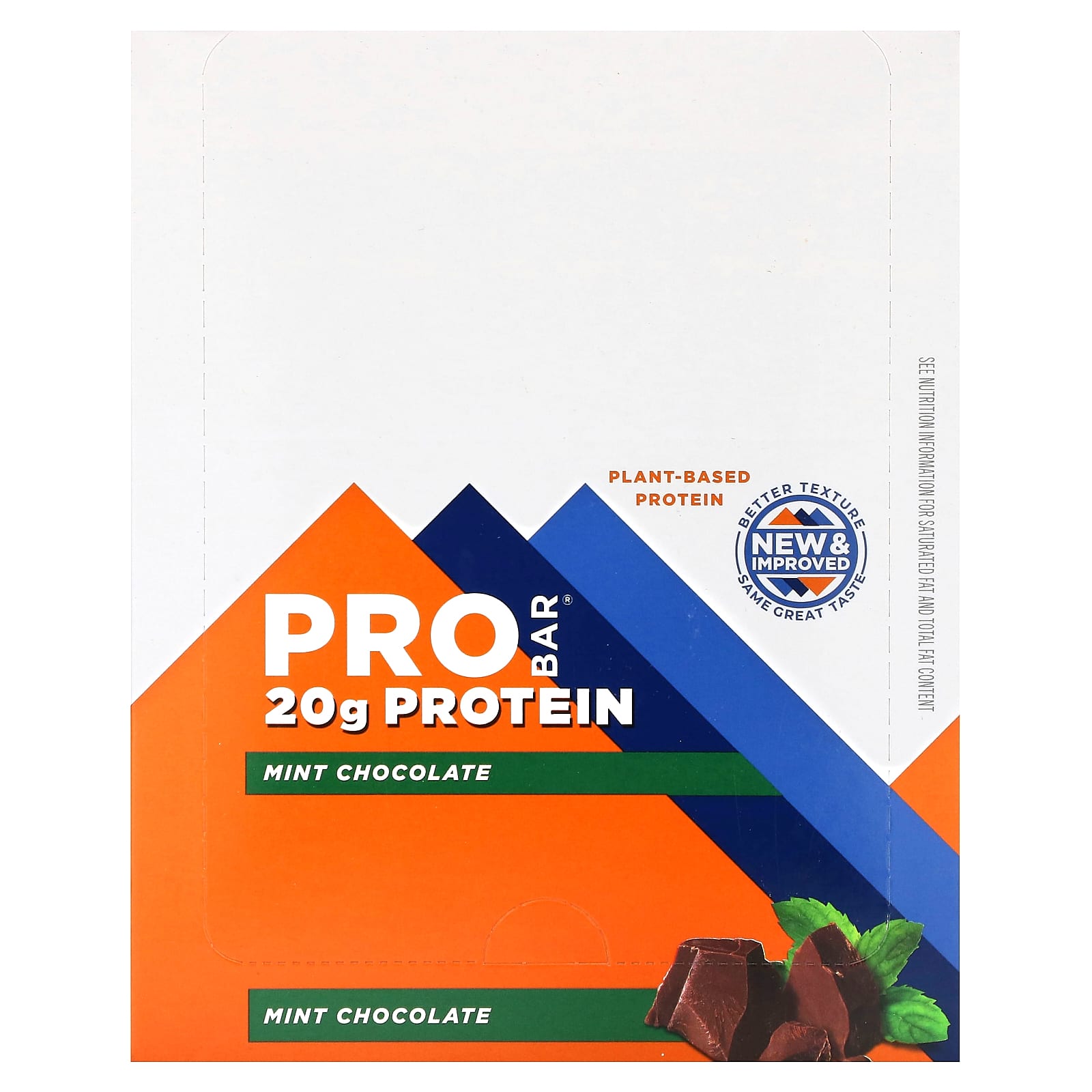 

ProBar, protein bar, mint chocolate, 12 bars, 70 g (2.47 oz) each