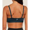 Gymshark Balcony Peekaboo Sports Bra Deep Petrol Blue B4b6j Udrl