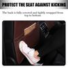 1PC Car Seat Back PU leather Protector Dust-proof For Children/ Baby Kick Mat Protect from Mud Dirt waterproof car seat cover