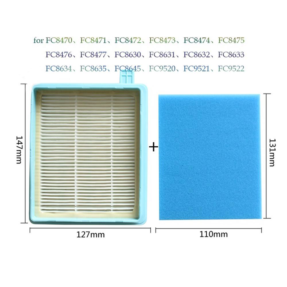 HEPA Filter Replacement Vacuum Compatible with Philips FC8470 FC8630 FC9322 Vacuum Cleaners