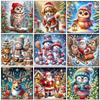 Santa Claus Diamond Painting New 2026 5D Diy Diamond Mosaic Snowman Full Round Square Cartoon Christmas Gift Wall Decor Art