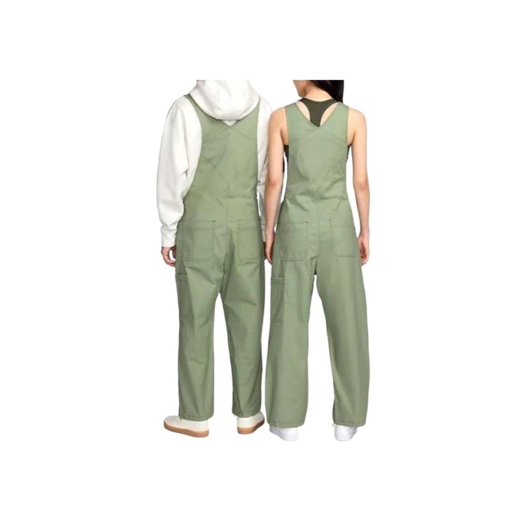 Nike Salopetă Unisex Largă cu Picior Drept și Buzunar cu Logo Verde-Ulei FN2586-386