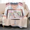 classic anime CLANNAD Throw Soft Coral Fleece Blanket 310gsm Fluffy Warm Throw for Sofa Bed Couch Bedroom Decor