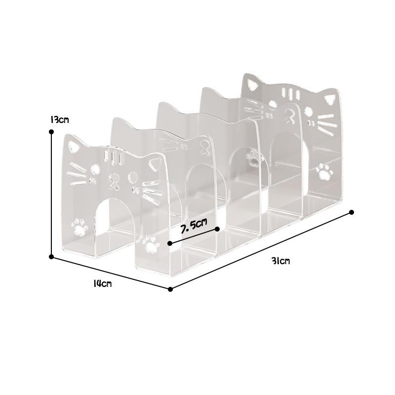 Kitten Shoe Storage Rack Shoe Rack Acrylic Box Entry-Level Simple Shoe Cabinet Partition Shoe Box Large Capacity Space Saving