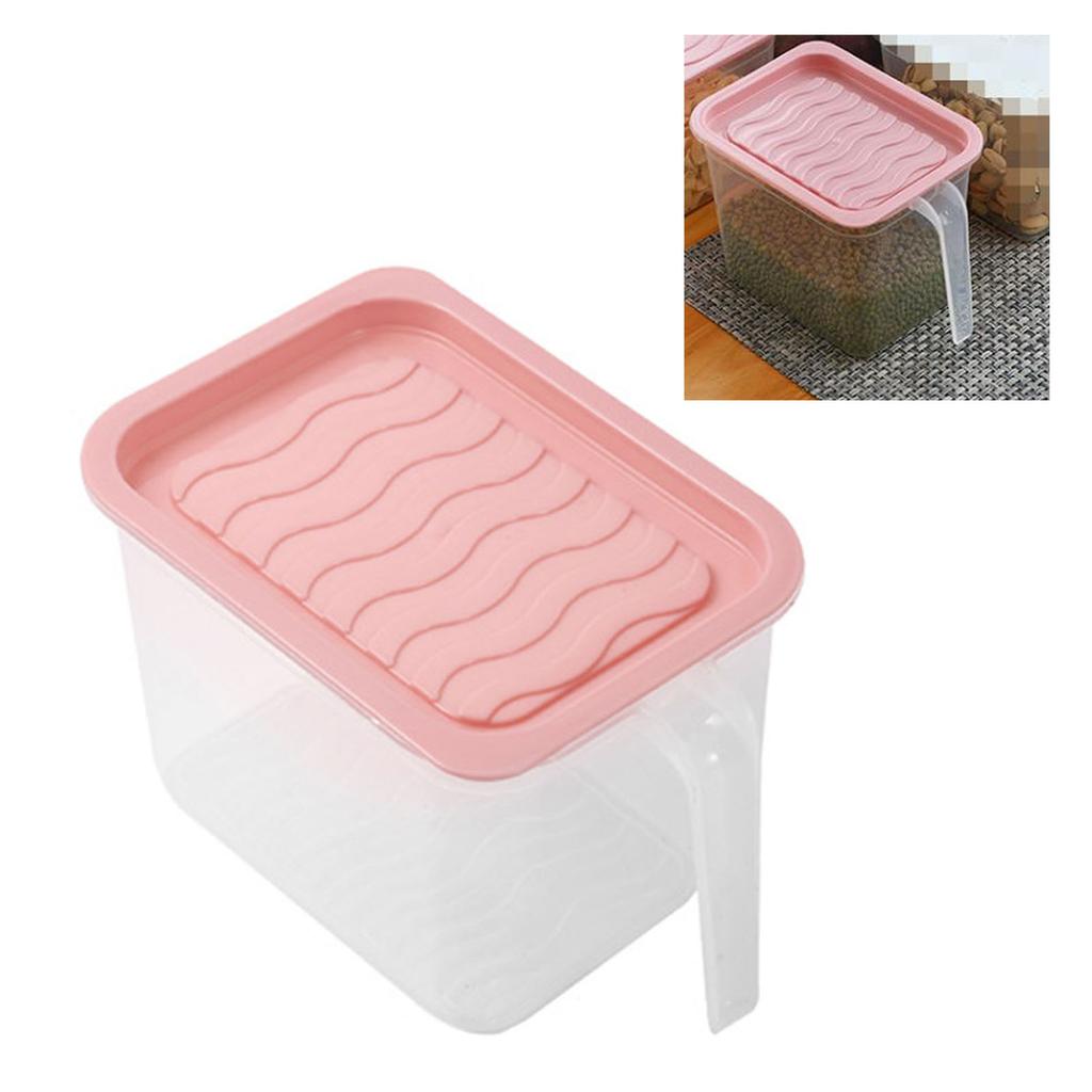 Kühlschrank Aufbewahrungsbox mit Griff Lebensmittel Frischhalte Schublade Typ Multifunktional Platzsparend Rechteckig Kühlschrank