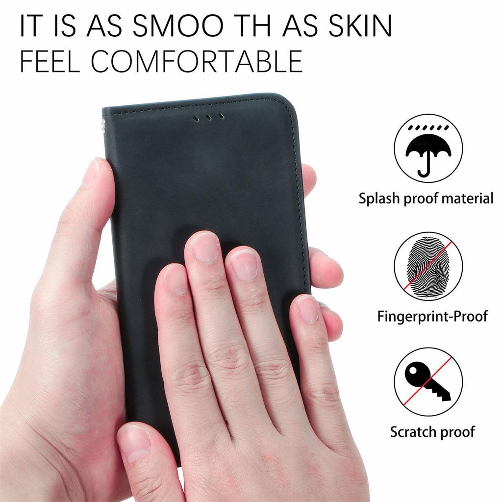 For Honor X9b 5G/Magic6 Lite 5G/X50 5G Case PU Leather Skin-touch Mobile Phone Stand Cover