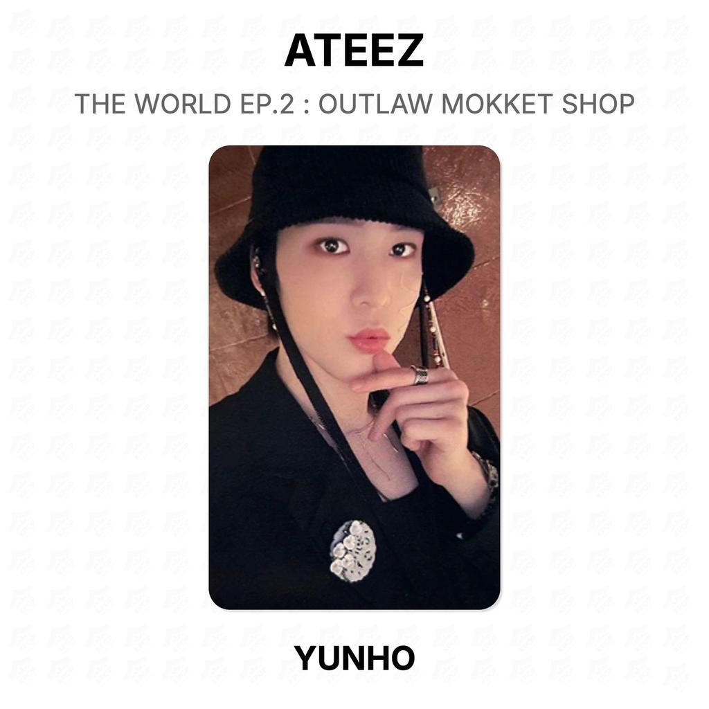 ATEEZ THE WORLD EP.2 : OUTLAW MOKKET SHOP Official Photocard