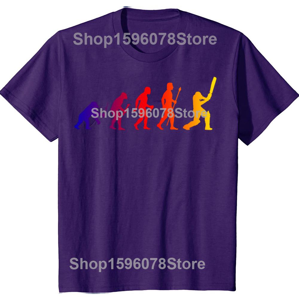 

Funny Cricket Evolution of Man Graphic Tshirts Men Womens Fashion Casual Tshirt 100 Cotton Loose Oversized T Shirt 4XL