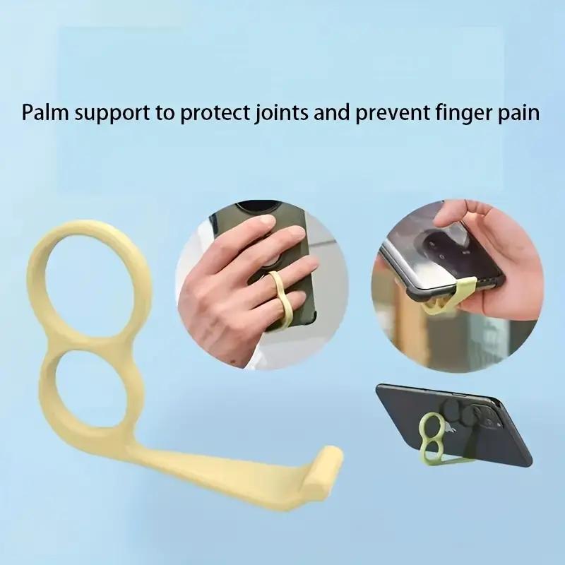 1 PIÈCE Support de Téléphone Portable Créatif Artefact Jouer au Téléphone Portable Ne Fatigue Pas la Main Support Auxiliaire pour Doigt Support de Bureau pour Téléphone Portable Support Portatif pour Téléphone Portable