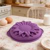 Yousheng Large Sunflower Cake Mold Silicone Birthday Cake Baking Tray Flower Shaped Non-Stick Cake Pan for Baking Loaf Muffin Brownie Cheesecake Pie