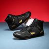 2025 Mid Cut Professional Wrestling Boots Men's Lightweight Fighting Boxing Shoes Anti-Slippery Sneakers Mens Breathable Shoes