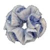 Aesthetic Scrunchies Elastic Multilayer Lace Hair Rope Wedding Party Beach Headwear Big Buns Hair Elastic Check Hairtie