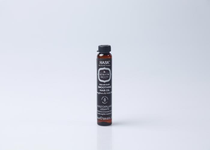 Huile Capillaire - Hask - Keratine - 18 Ml - Sans Parabène - Pour Cheveux Doux Et Brillants