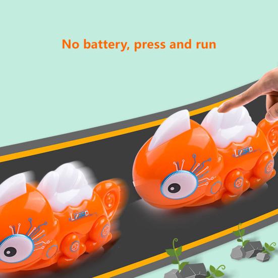 

Игрушечный автомобиль без заусенцев, без батареек, ящерица, инерционный, мини-игрушка для мальчиков и девочек, подарок