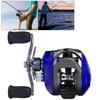 14 Axles Casting Reel Long Shot Anti Explosive Line Magnetic Force Brake Fishing Wheel Tackle(Left hand )