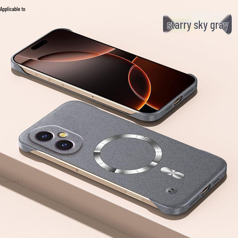Applicable Honor 400 Phone Case: Ultra-Thin Frameless Magnetic Hard Shell with Heat Dissipation and Semi-Edge Design
