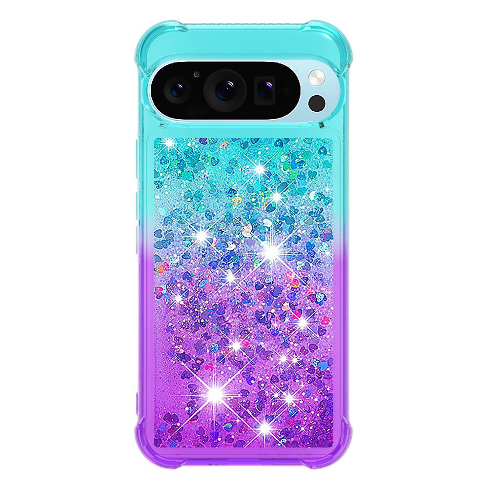For Google Pixel 9/Pixel 9 Pro TPU Case Gradient Quicksand Phone Back Cover