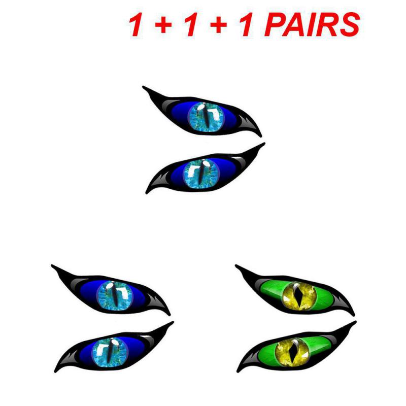 2/3/4PAIRS Anime Stickers Cover Scratches Uv Blocking Pvc Must Have 4 Colors Top Rated Lasting Car Exterior