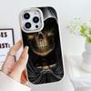 LZ13 Death Prayer Grim Reaper Skull Soft Phone Case for Samsung S24 Ultra S23 Plus A16 A54 A34 A06 Infinix Hot 40 30i Lens Protection Shockproof Cover