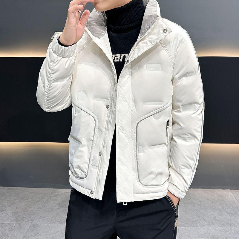 Men's Hooded Winter Down Jacket - Thick, Warm, and Fashionable