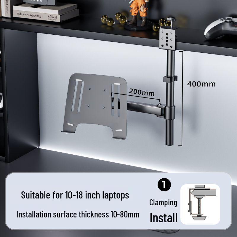 Dual Screen Cantilever Laptop & Monitor Stand
