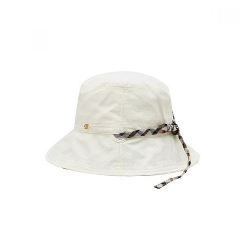 Daks Ivory Strap Decorative Bucket Hat Dbhe5e184iv
