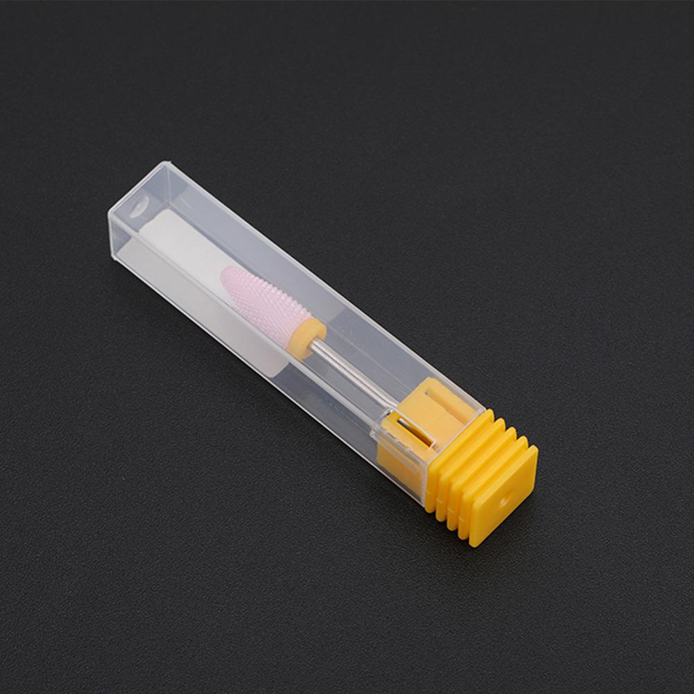 5 Types Ceramic Cylinder Shape Grinding Head Nail Drill Bit for Nail  Polishing Manicure Tools