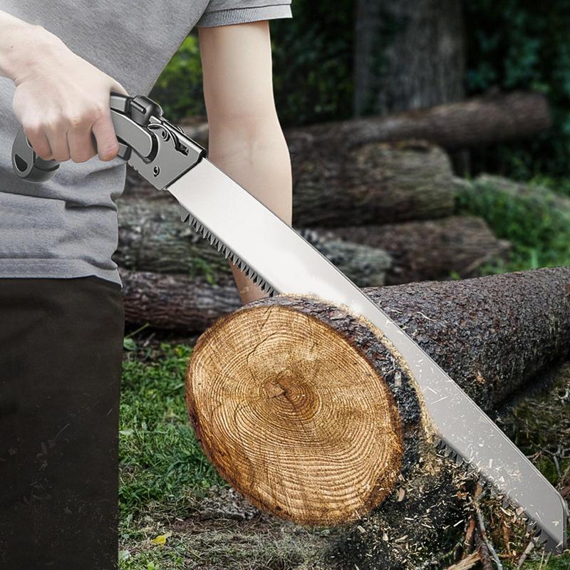 Three-Sided Tooth Tree Pruning Saw Wood Cutting Tool Accurate Woodworking Trim Tool for Garden Pruning Carpentry Household Saw